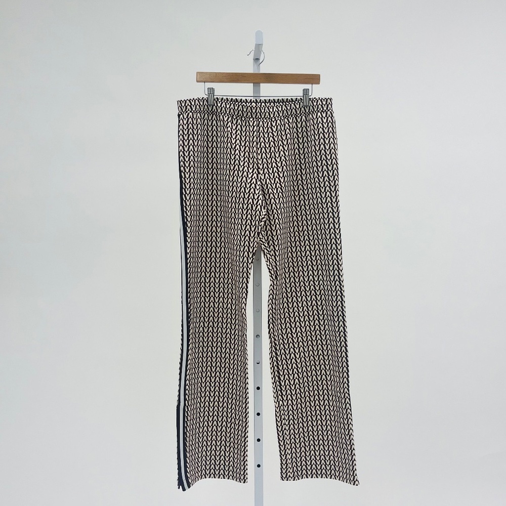 NWT Valentino Logo Print tracksuit jacket & pants set maroon and cream - Picture 3 of 7